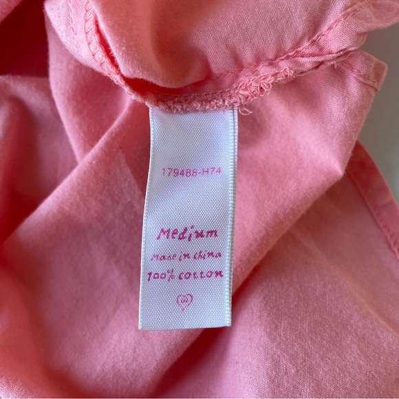 Y2K Victoria’s Secret 100% Cotton Pink Pajama Set, Chainstitch Heart Embroidery - Picture 6 of 9